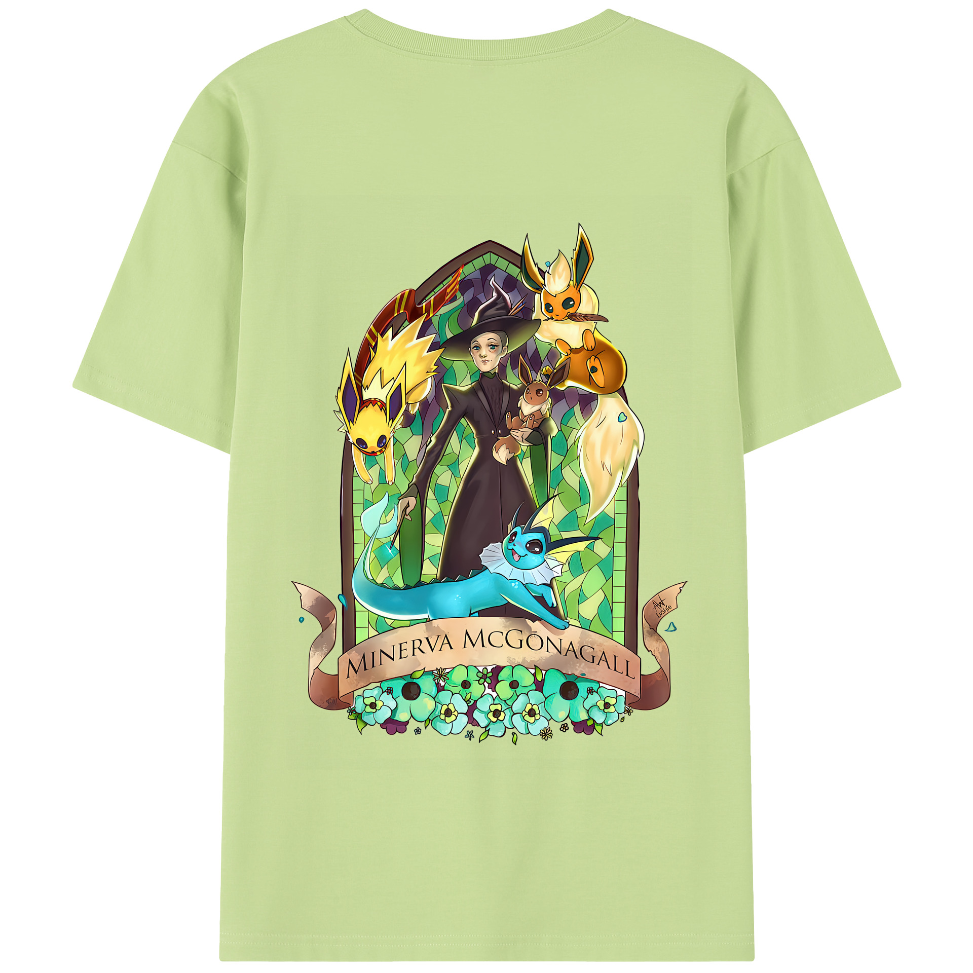 （画像用） Harry Potter ハリー・ポッターシリーズ 綿100％半袖Tシャツ（背面プリント）